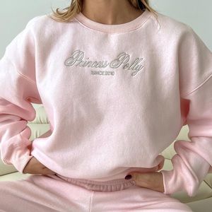 Princess Polly Baby Pink Sweatshirt